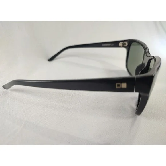 OTIS Elsewhere Sunglasses Black Frames Mineral Glass Lenses Polarized Grey